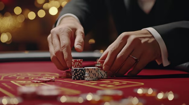 Live roulette table on mobile app screen